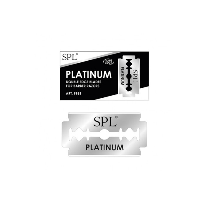Двосторонні леза для бритви SPL Platinum (10 шт) SPL 9981
