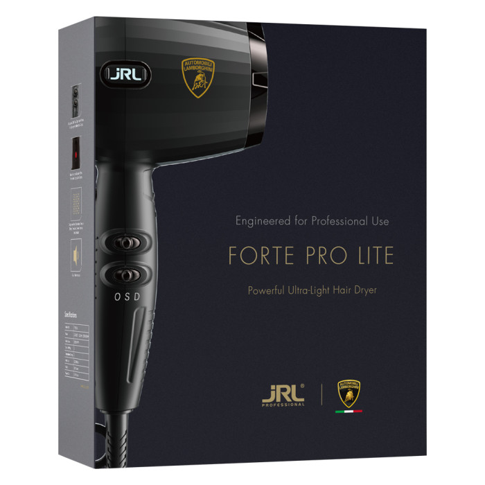 Фен для волосся JRL x Lamborghini Diamante Forte Pro Lite - Black