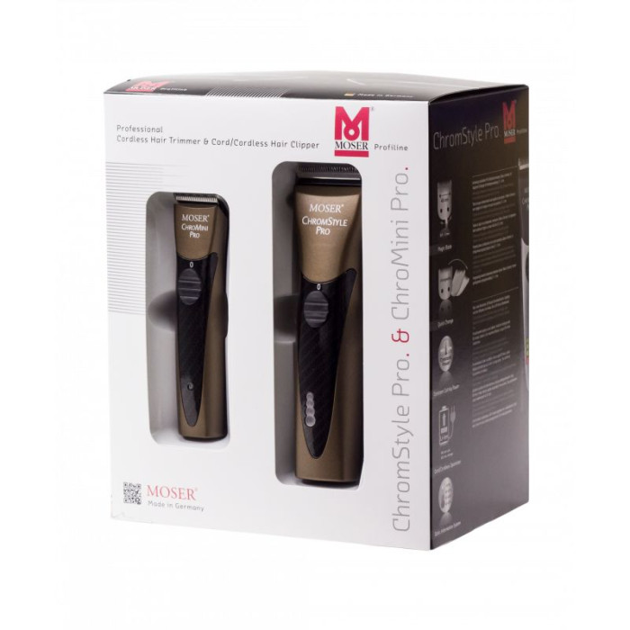 Набір машинок Moser ChromStyle Pro & ChroMini Pro CarbonStyle 1871-0078