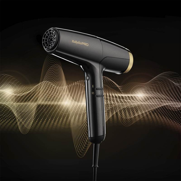 Фен BaByliss PRO Falco Grey&Gold BAB8550E