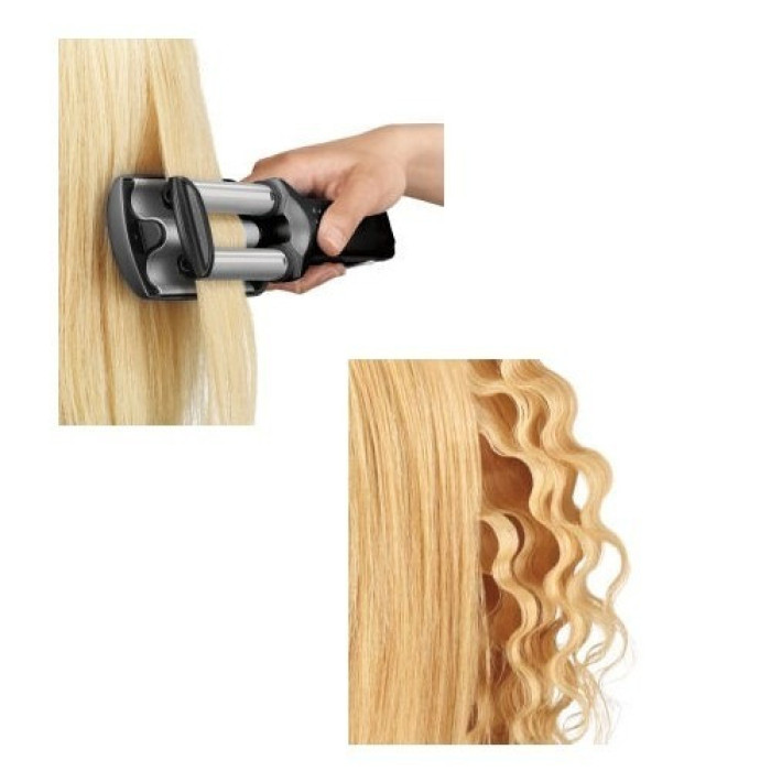 Потрійна плойка – хвиля з турмаліновим покриттям BaBylissPRO 3D Waver Ionic BAB2369TTE