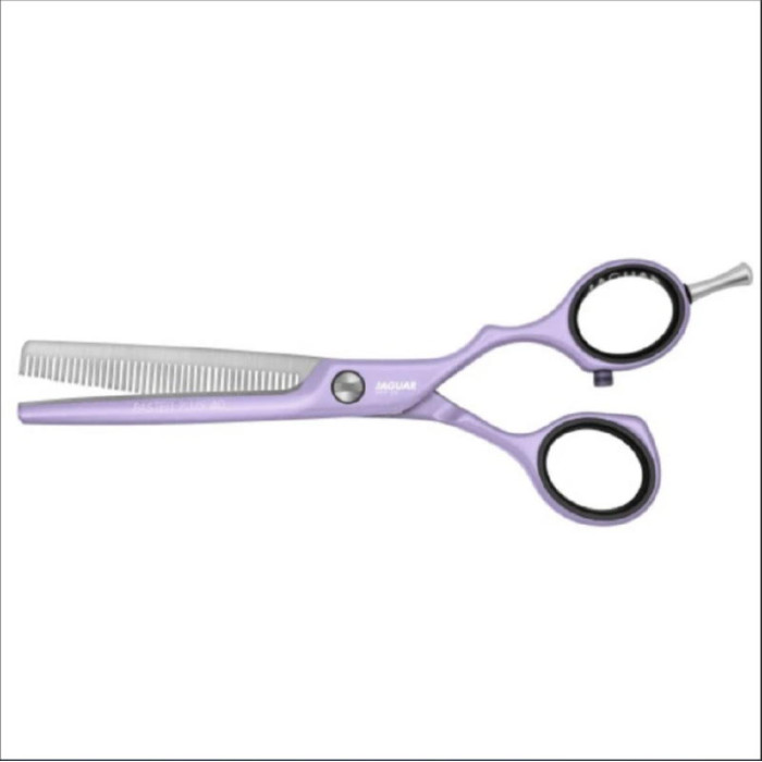 Ножиці перукарські Jaguar White Line Pastell Plus 40 Lavender (філіровочні, 5.5)