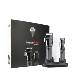 Професійний набір  BaBylissPRO GunSteelFX Clipper & Trimmer Set Black FX8705E