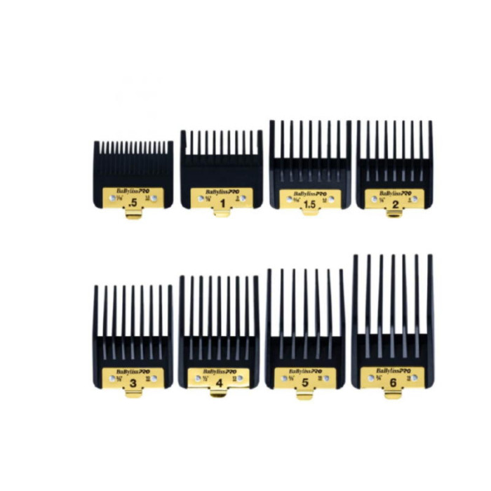 Набір насадок для машинок BaByliss PRO Premium Clipper Guards (8шт.) FXPCGE