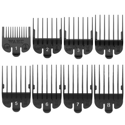 Набір насадок для машинок WAHL Black Cutting Guide Set (8шт.) 03170-517
