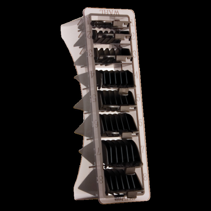 Набір насадок для машинок WAHL Black Cutting Guide Set (8шт.) 03170-517