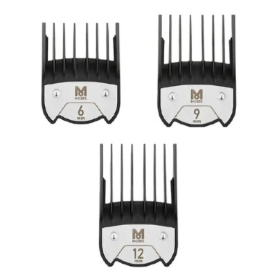 Набір магнітних насадок для машинок Moser Magnetic Premium Attachment Comb Set (6, 9, 12 мм) 1801-7020