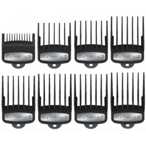 Набор насадок для машинок WAHL Premium Cutting Guide Set (8шт.) с подставкой 03171-600