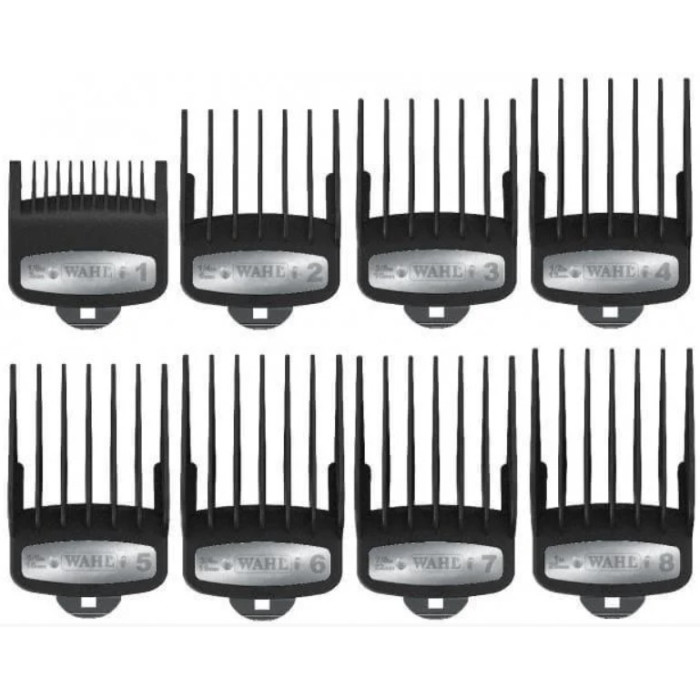 Набір насадок для машинок WAHL Premium Cutting Guide Set (8шт.) з підставкою 03171-600
