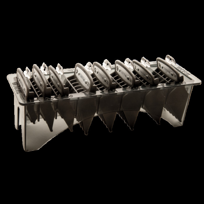 Набір насадок для машинок WAHL Premium Cutting Guide Set (8шт.) з підставкою 03171-600