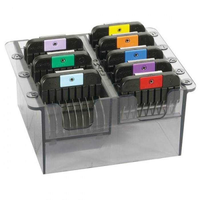 Набір металевих насадок для машинок Moser Metal Attachment A5 Comb Set (8шт.) 1247-7440
